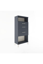 Arges Dolap Tek Raflı 3 Çekmeceli 60x30x134 - S17M015V5A