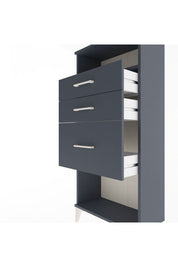 Arges Dolap Tek Raflı 3 Çekmeceli 60x30x134 - S17M015V5A