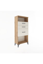 Arges Dolap Tek Raflı 3 Çekmeceli 60x30x134 - S17M015V7A