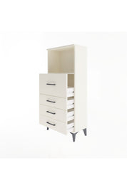 Arges Dolap Tek Raflı 4 Çekmeceli 60x30x134 - S17M016V1A