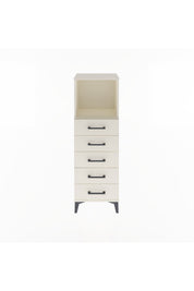 Arges Dolap Tek Raflı 5 Çekmeceli 44x30x134 - S16M075V1A