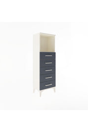 Arges Dolap Tek Raflı 5 Çekmeceli 44x30x134 - S16M075V2A
