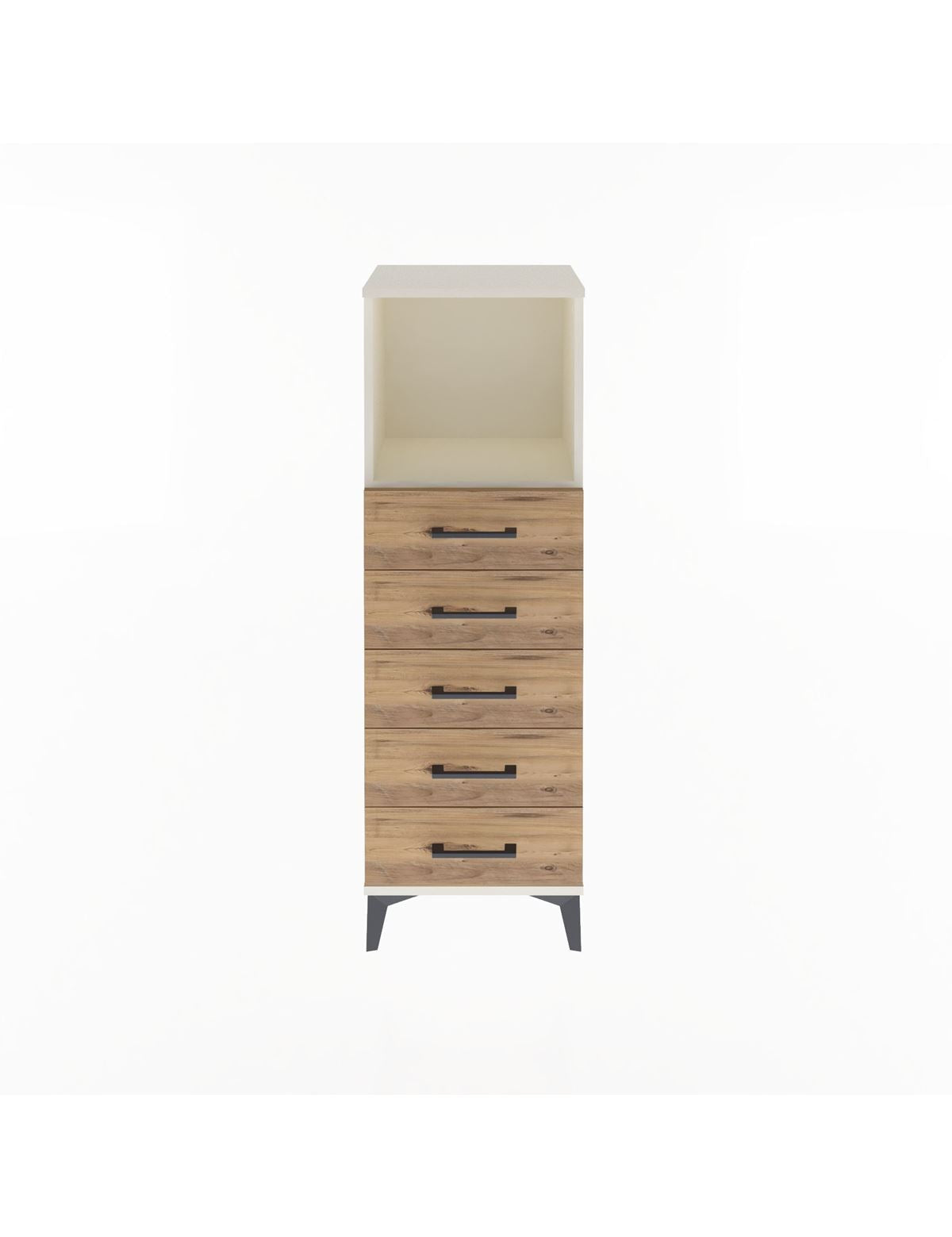 Arges Dolap Tek Raflı 5 Çekmeceli 44x30x134 - S16M075V3A