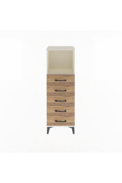 Arges Dolap Tek Raflı 5 Çekmeceli 44x30x134 - S16M075V3A