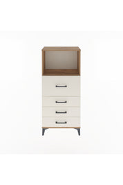 Arges Dolap Tek Raflı 4 Çekmeceli 60x30x134 - S17M016V7A
