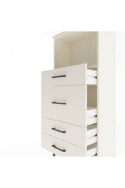 Arges Dolap Tek Raflı 4 Çekmeceli 60x30x134 - S17M017V1A