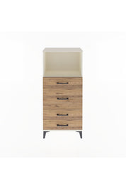 Arges Dolap Tek Raflı 4 Çekmeceli 60x30x134 - S17M017V3A