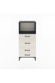Arges Dolap Tek Raflı 4 Çekmeceli 60x30x134 - S17M017V4A