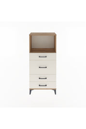 Arges Dolap Tek Raflı 4 Çekmeceli 60x30x134 - S17M017V7A