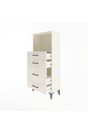 Arges Dolap Tek Raflı 4 Çekmeceli 60x30x134 - S17M018V1A