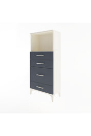 Arges Dolap Tek Raflı 4 Çekmeceli 60x30x134 - S17M018V2A
