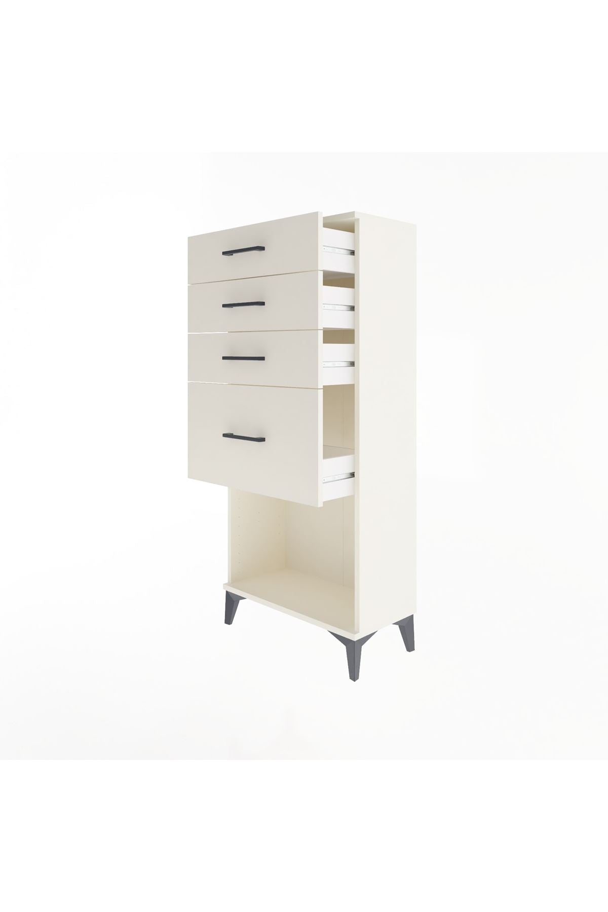 Arges Dolap 4 Çekmeceli 60x30x134 - S17M019V1A
