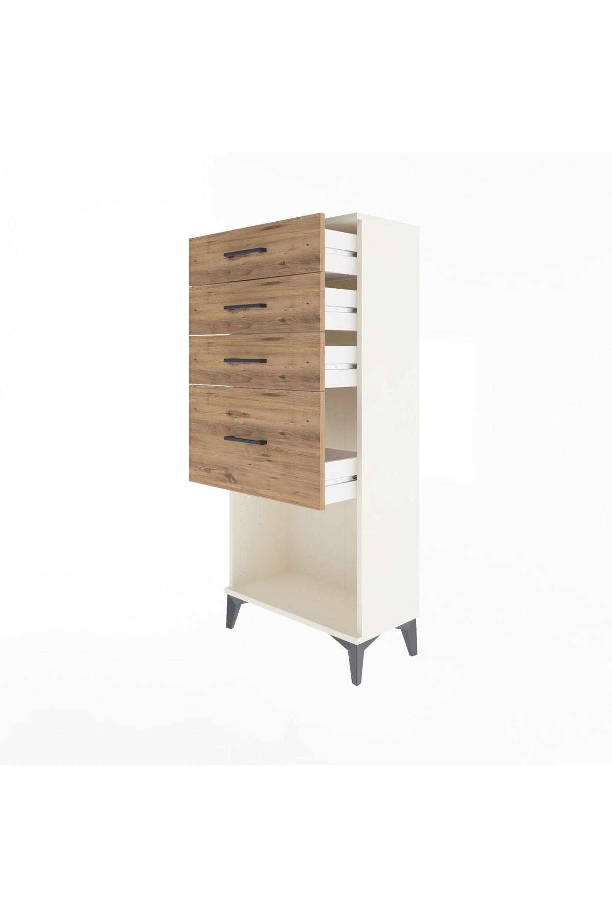 Arges Dolap 4 Çekmeceli 60x30x134 - S17M019V3A