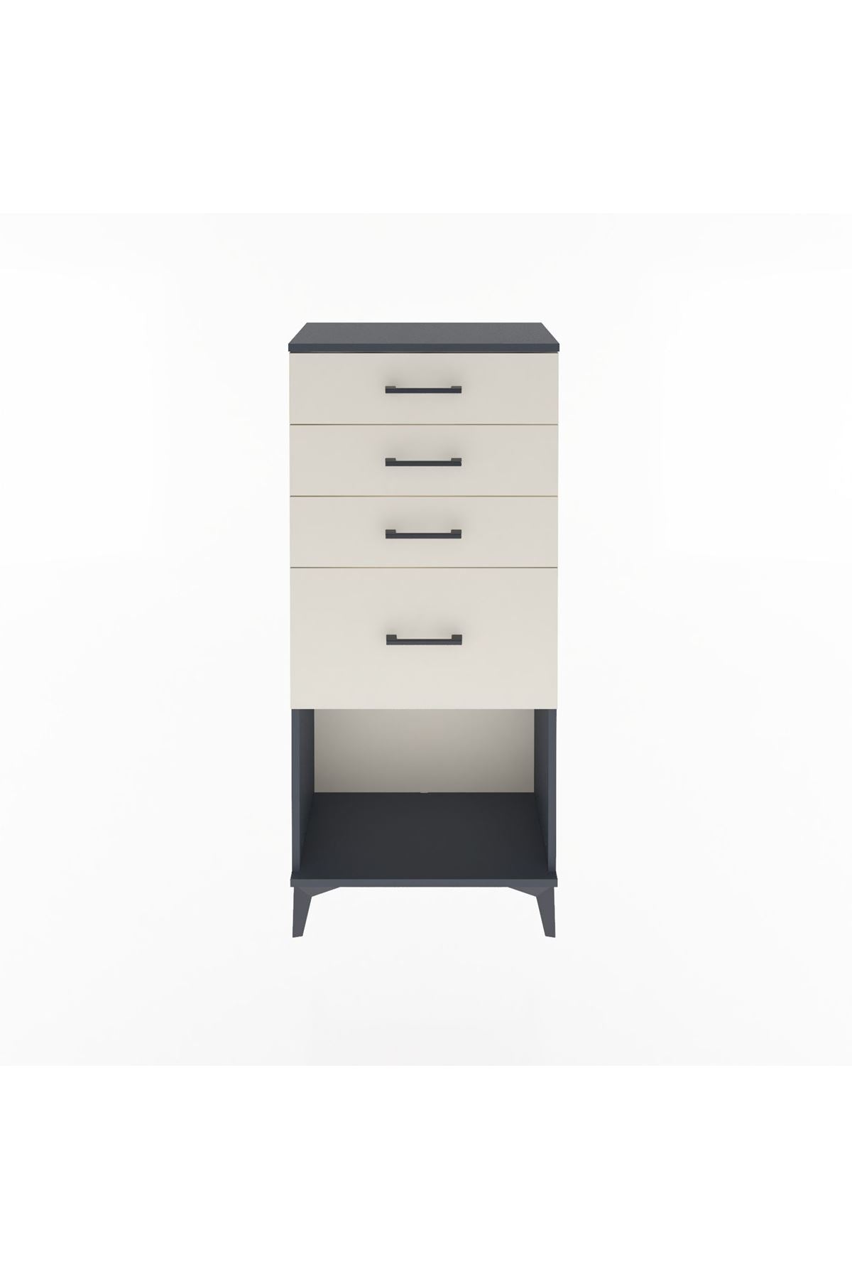 Arges Dolap 4 Çekmeceli 60x30x134 - S17M019V4A