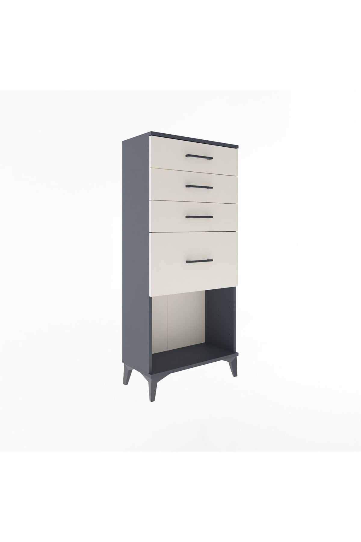 Arges Dolap 4 Çekmeceli 60x30x134 - S17M019V4A