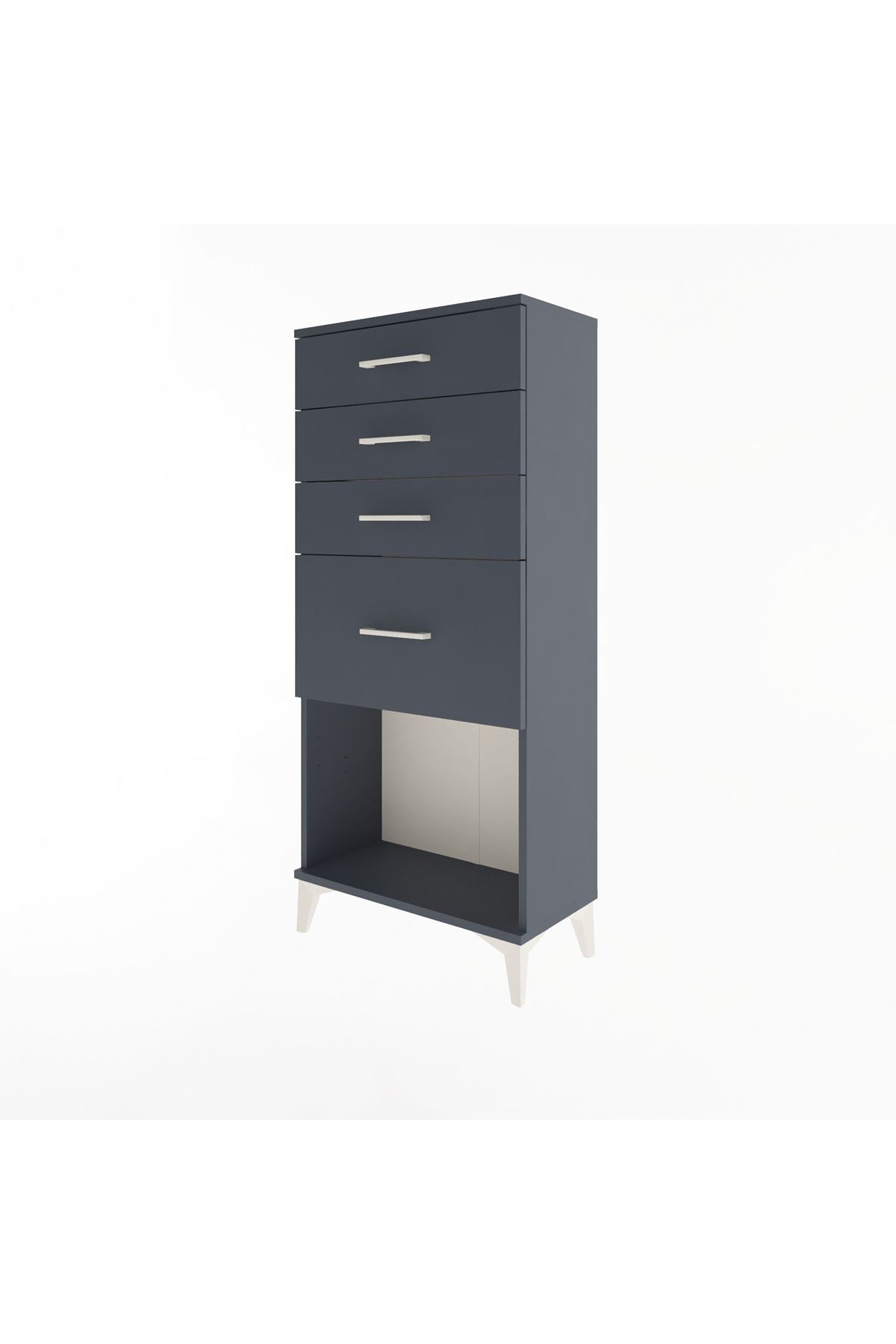 Arges Dolap 4 Çekmeceli 60x30x134 - S17M019V5A