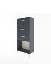 Arges Dolap 4 Çekmeceli 60x30x134 - S17M019V5A