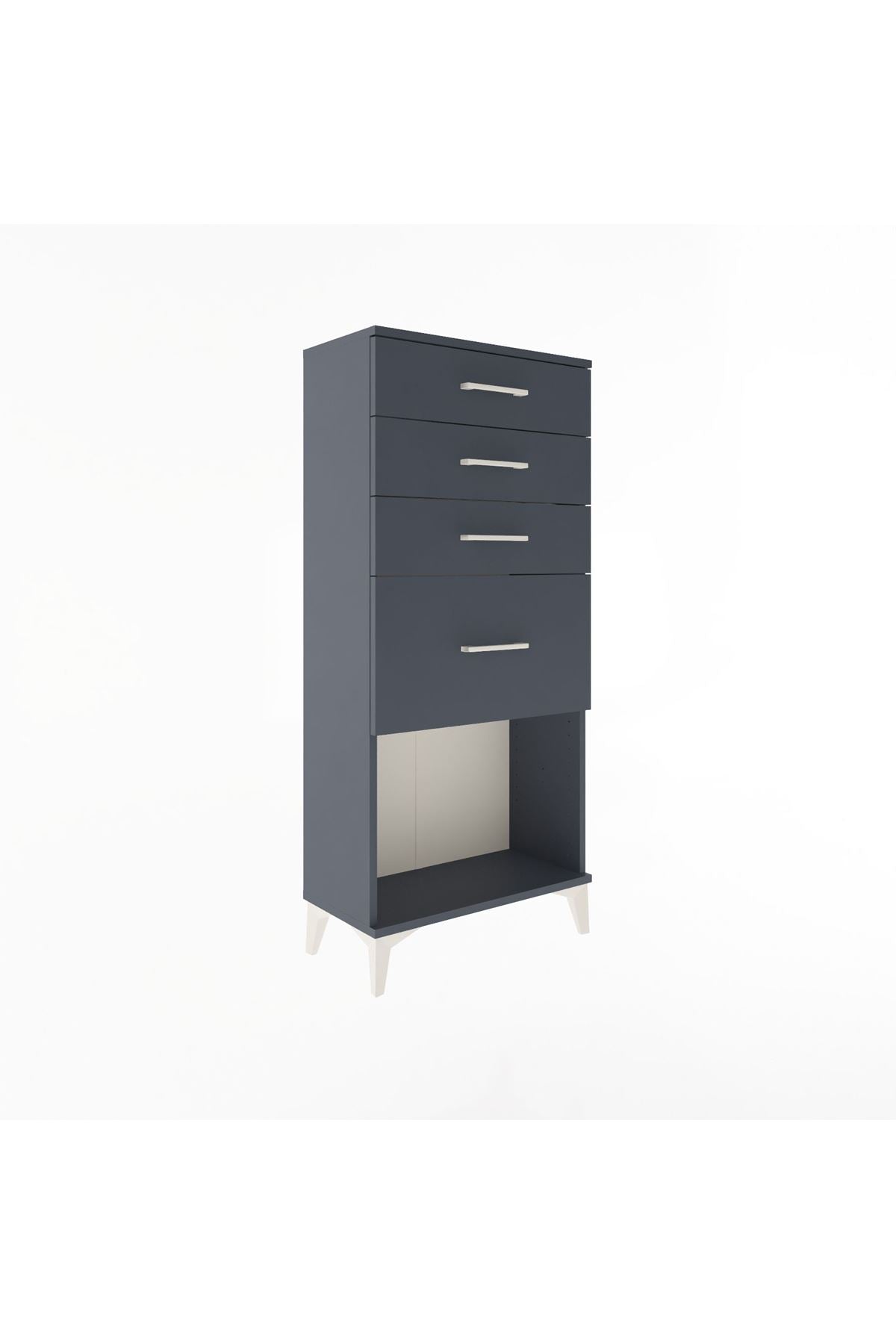 Arges Dolap 4 Çekmeceli 60x30x134 - S17M019V5A