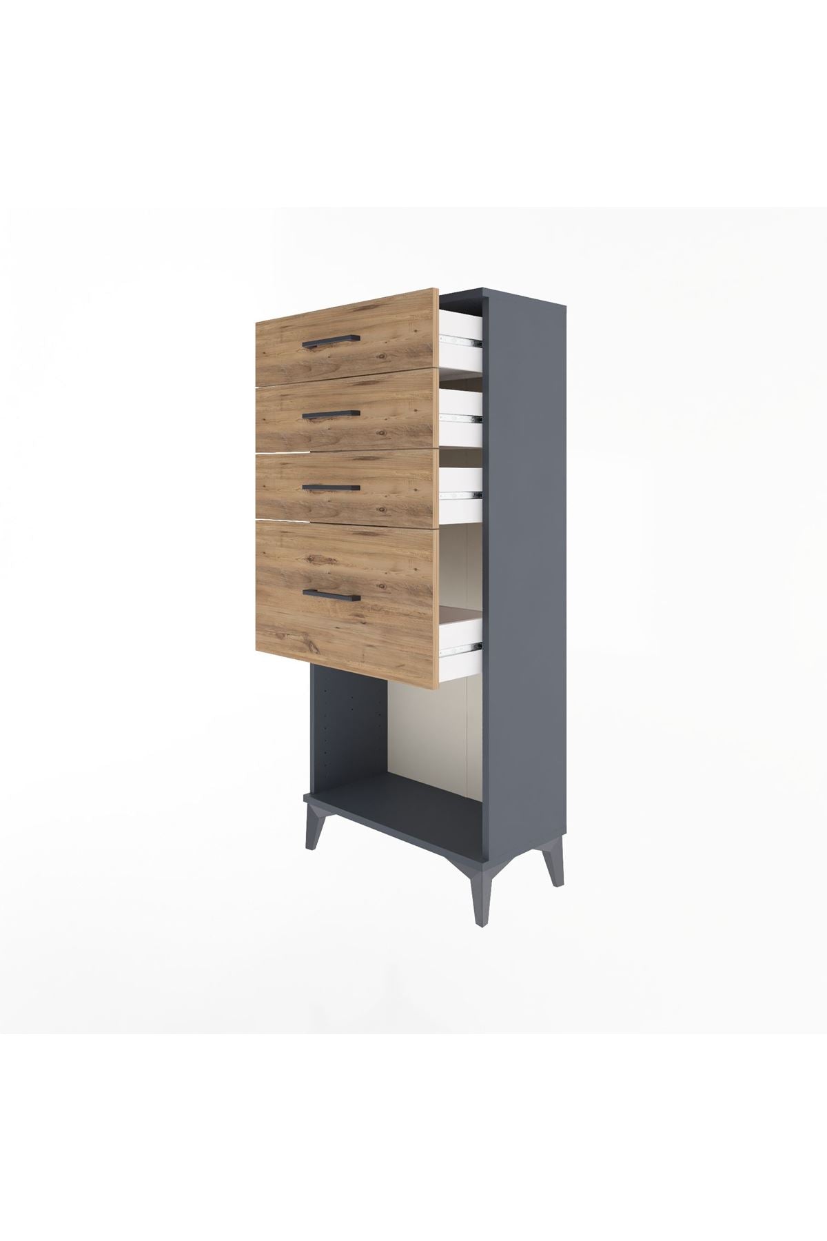 Arges Dolap 4 Çekmeceli 60x30x134 - S17M019V6A
