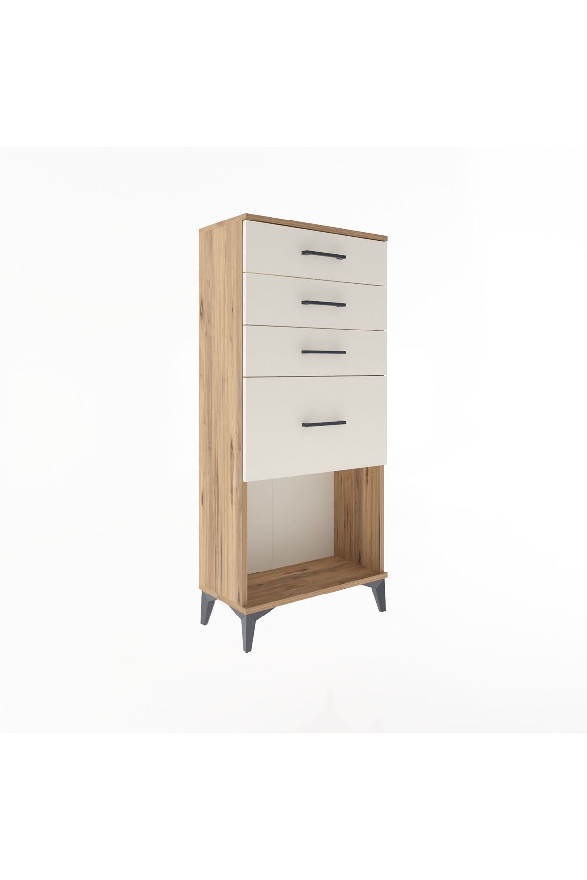 Arges Dolap 4 Çekmeceli 60x30x134 - S17M019V7A
