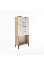 Arges Dolap 4 Çekmeceli 60x30x134 - S17M019V7A