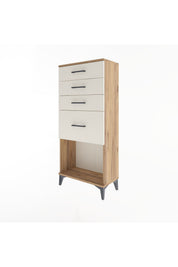 Arges Dolap 4 Çekmeceli 60x30x134 - S17M019V7A