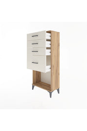 Arges Dolap 4 Çekmeceli 60x30x134 - S17M019V7A