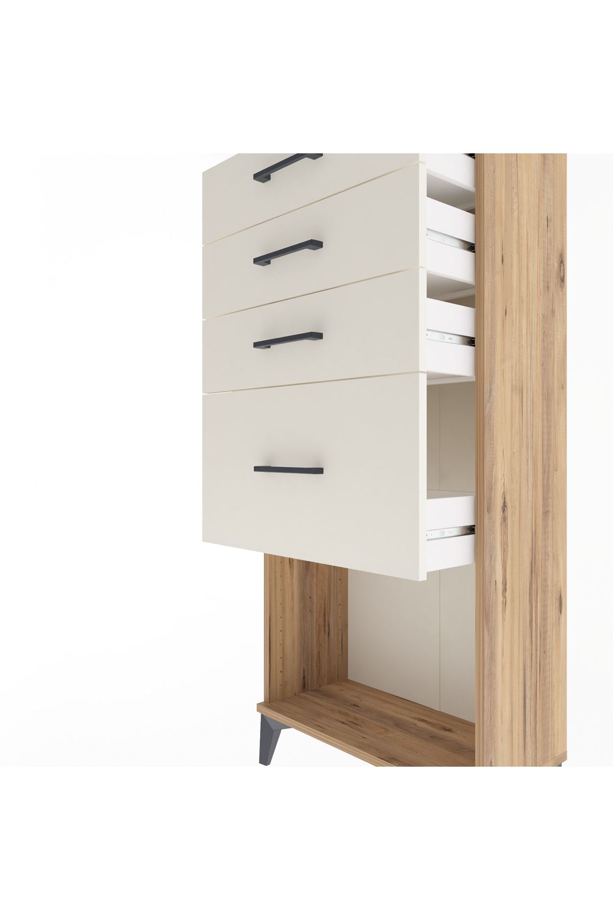 Arges Dolap 4 Çekmeceli 60x30x134 - S17M019V7A