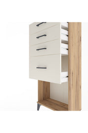 Arges Dolap 4 Çekmeceli 60x30x134 - S17M019V7A