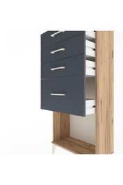 Arges Dolap 4 Çekmeceli 60x30x134 - S17M019V8A