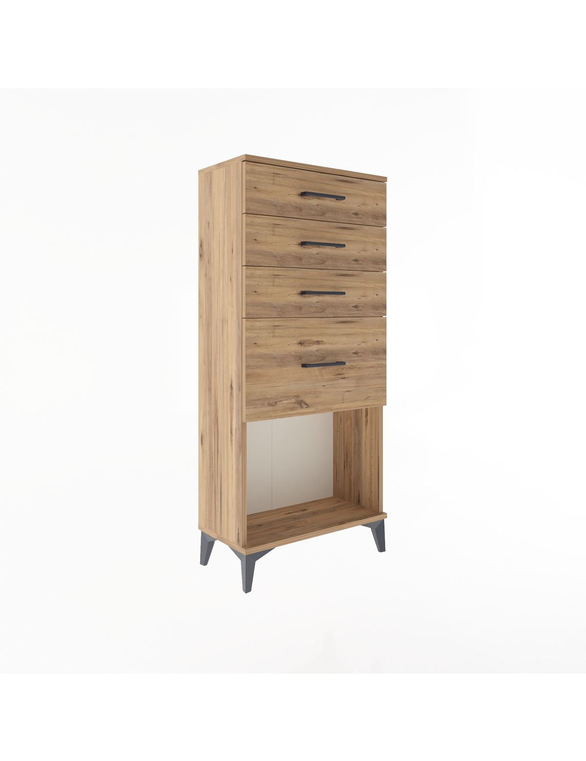 Arges Dolap 4 Çekmeceli 60x30x134 - S17M019V9A