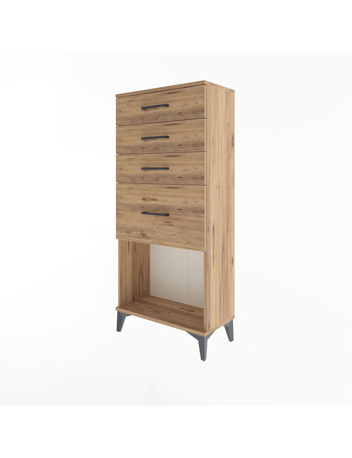 Arges Dolap 4 Çekmeceli 60x30x134 - S17M019V9A