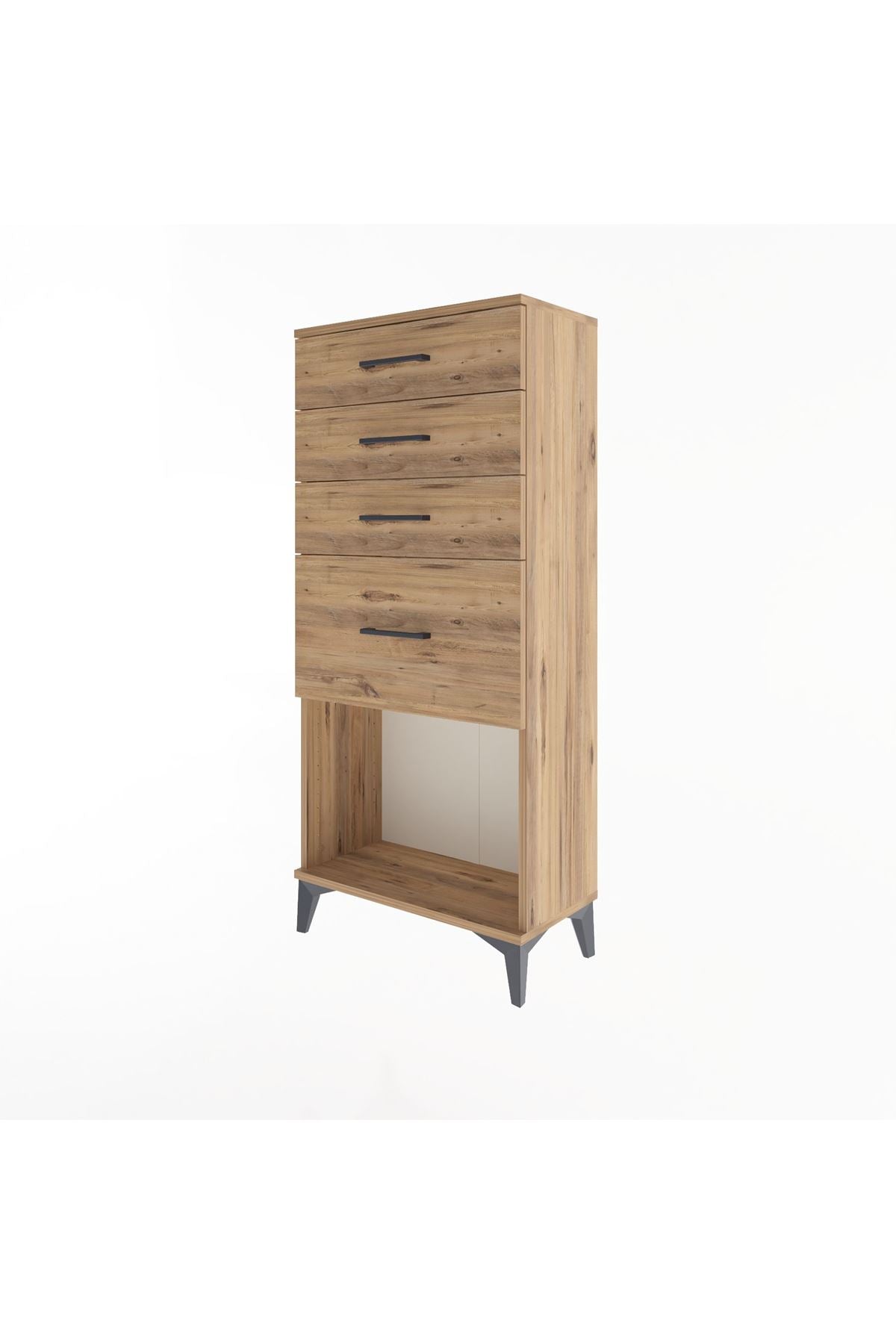Arges Dolap 4 Çekmeceli 60x30x134 - S17M019V9A