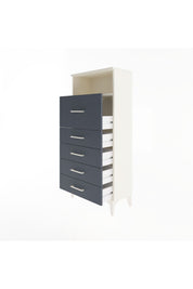 Arges Dolap Tek Raflı 5 Çekmeceli 60x30x134 - S17M020V2A