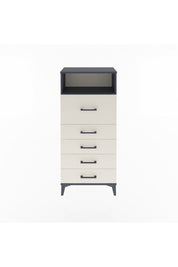 Arges Dolap Tek Raflı 5 Çekmeceli 60x30x134 - S17M020V4A