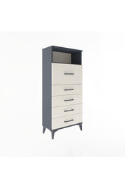 Arges Dolap Tek Raflı 5 Çekmeceli 60x30x134 - S17M020V4A