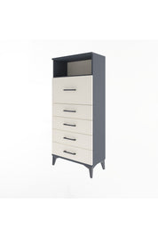 Arges Dolap Tek Raflı 5 Çekmeceli 60x30x134 - S17M020V4A