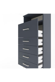 Arges Dolap Tek Raflı 5 Çekmeceli 60x30x134 - S17M020V5A