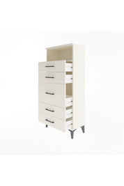 Arges Dolap Tek Raflı 5 Çekmeceli 60x30x134 - S17M021V1A