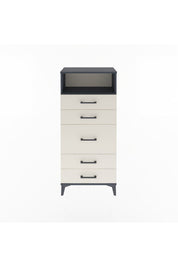 Arges Dolap Tek Raflı 5 Çekmeceli 60x30x134 - S17M021V4A
