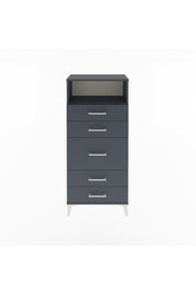 Arges Dolap Tek Raflı 5 Çekmeceli 60x30x134 - S17M021V5A