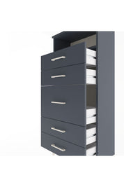 Arges Dolap Tek Raflı 5 Çekmeceli 60x30x134 - S17M021V5A