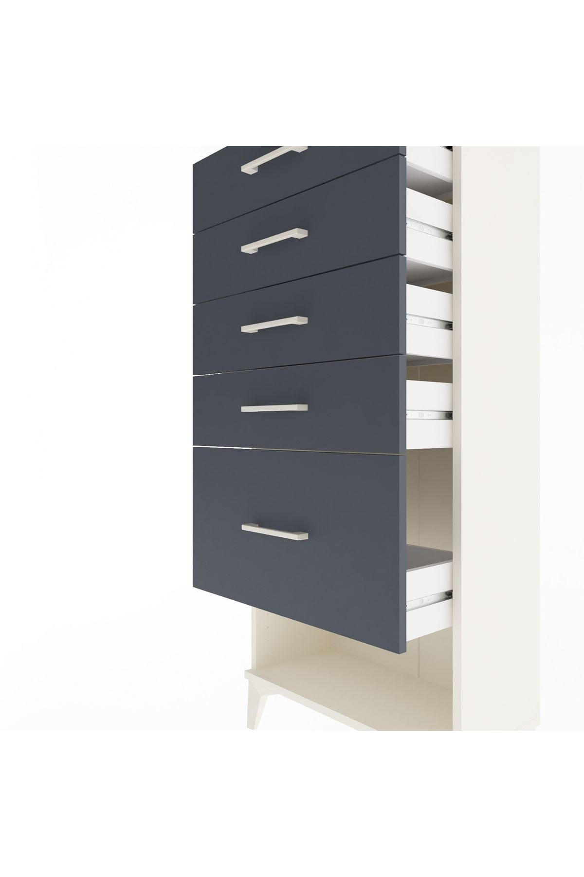 Arges Dolap 5 Çekmeceli 60x30x134 - S17M022V2A