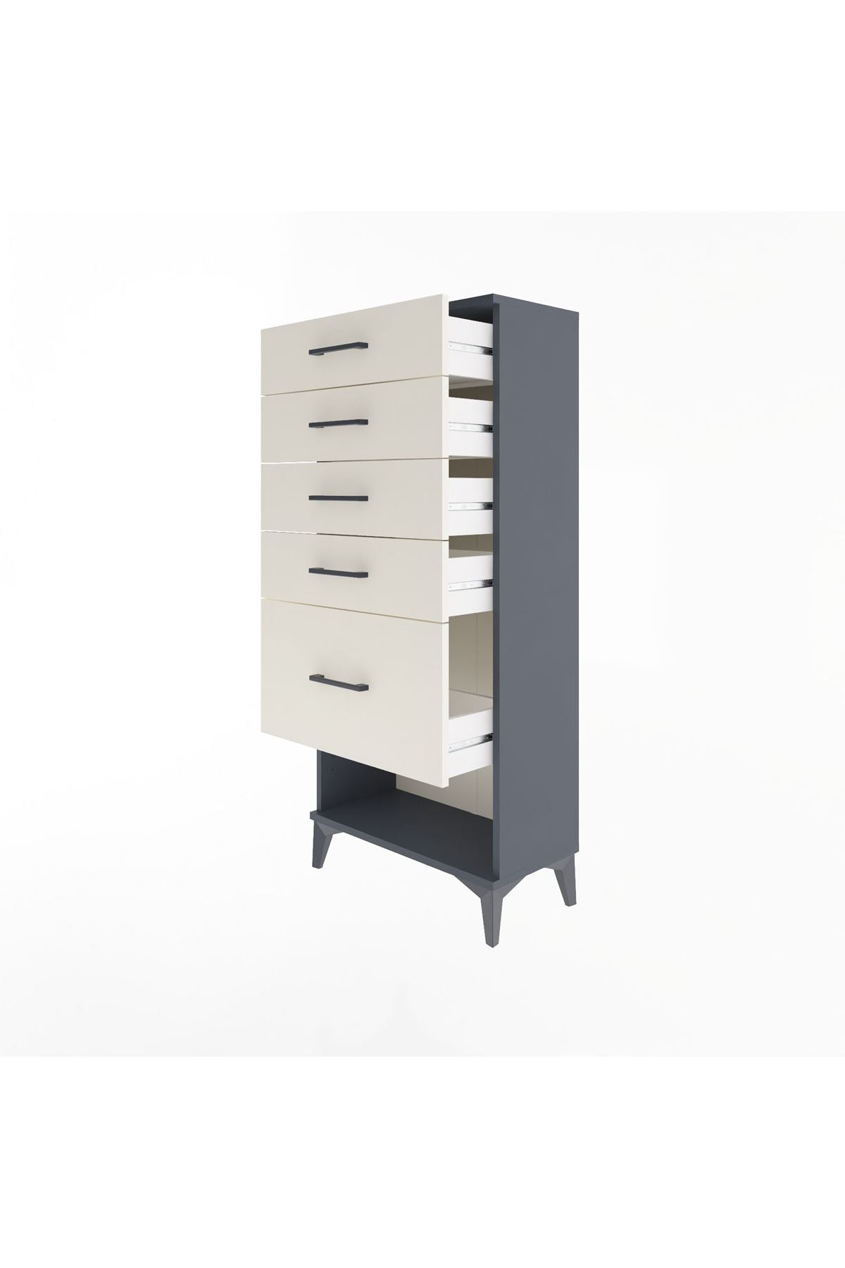 Arges Dolap 5 Çekmeceli 60x30x134 - S17M022V4A