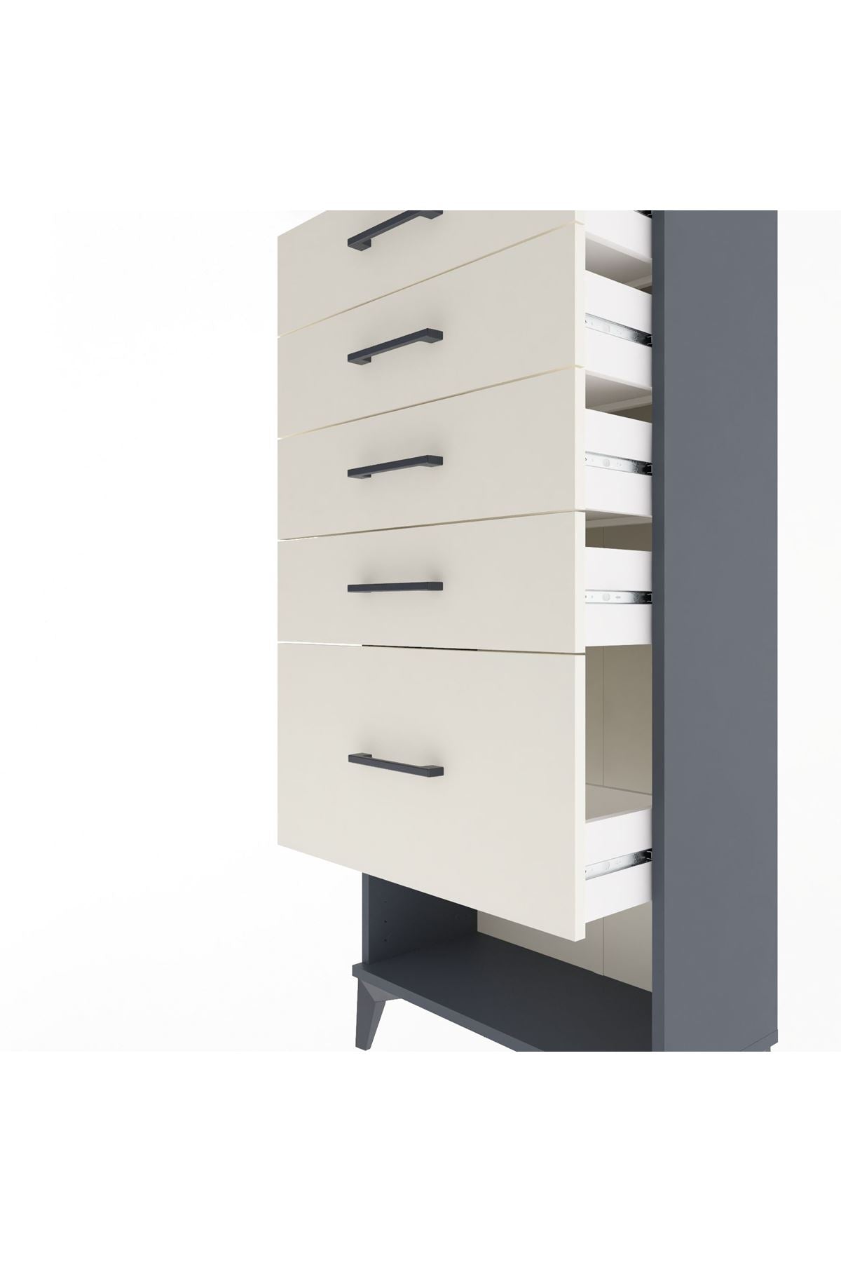 Arges Dolap 5 Çekmeceli 60x30x134 - S17M022V4A