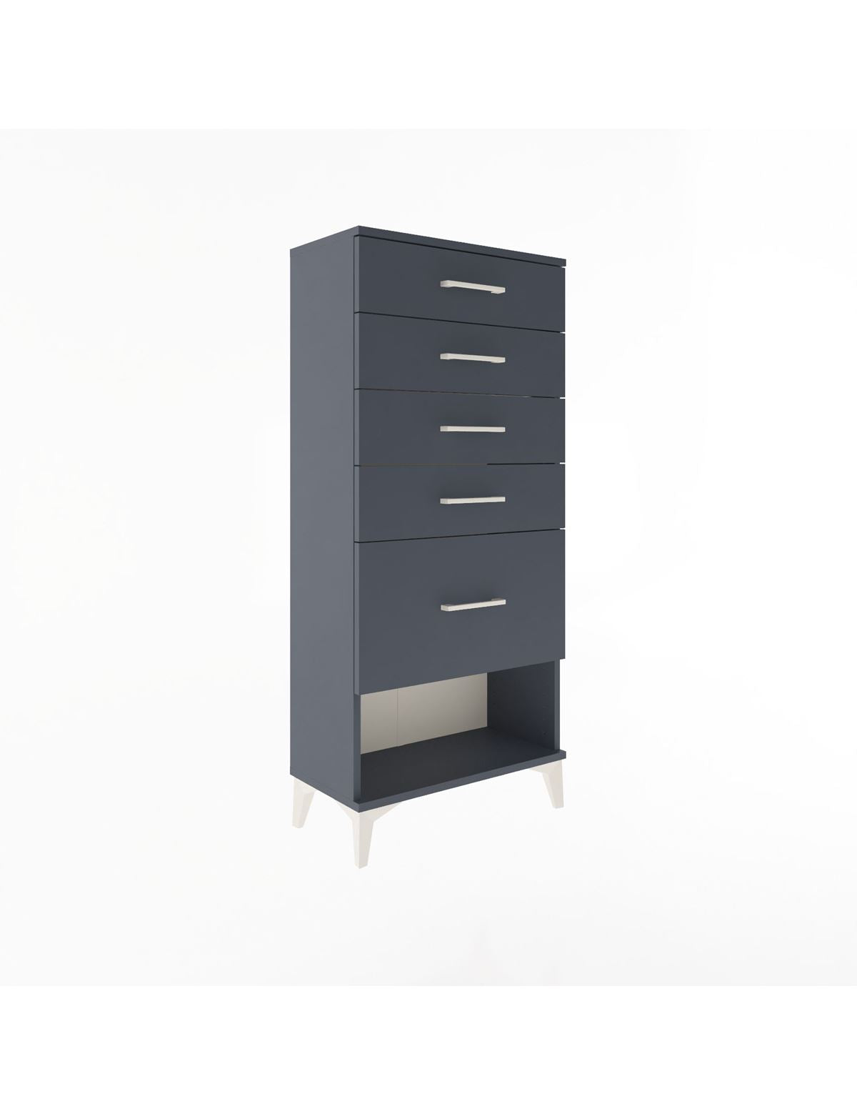 Arges Dolap 5 Çekmeceli 60x30x134 - S17M022V5A