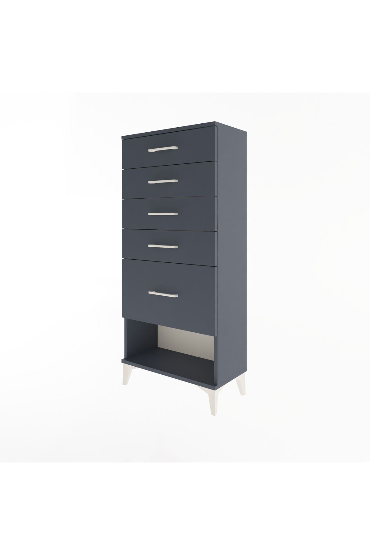 Arges Dolap 5 Çekmeceli 60x30x134 - S17M022V5A