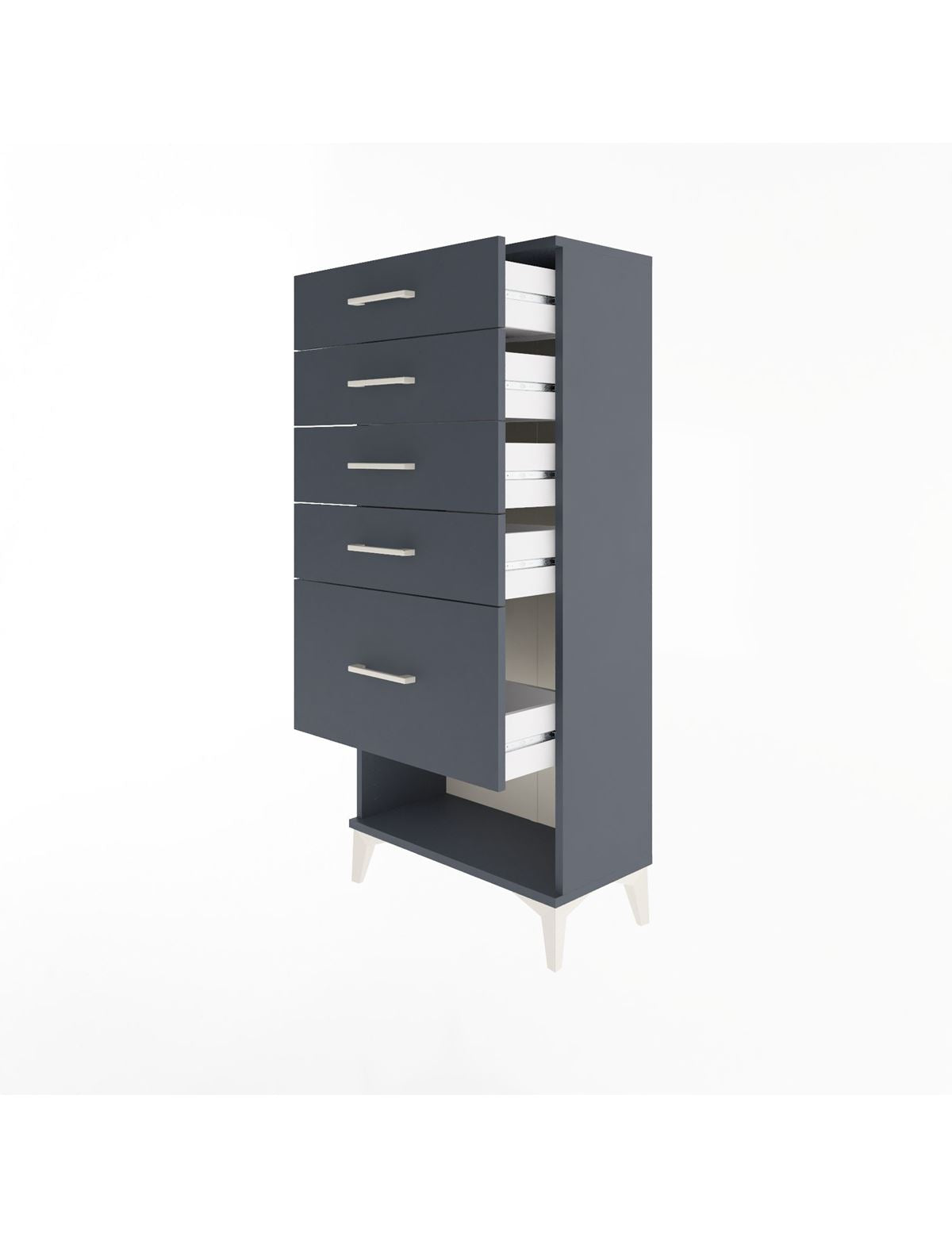 Arges Dolap 5 Çekmeceli 60x30x134 - S17M022V5A