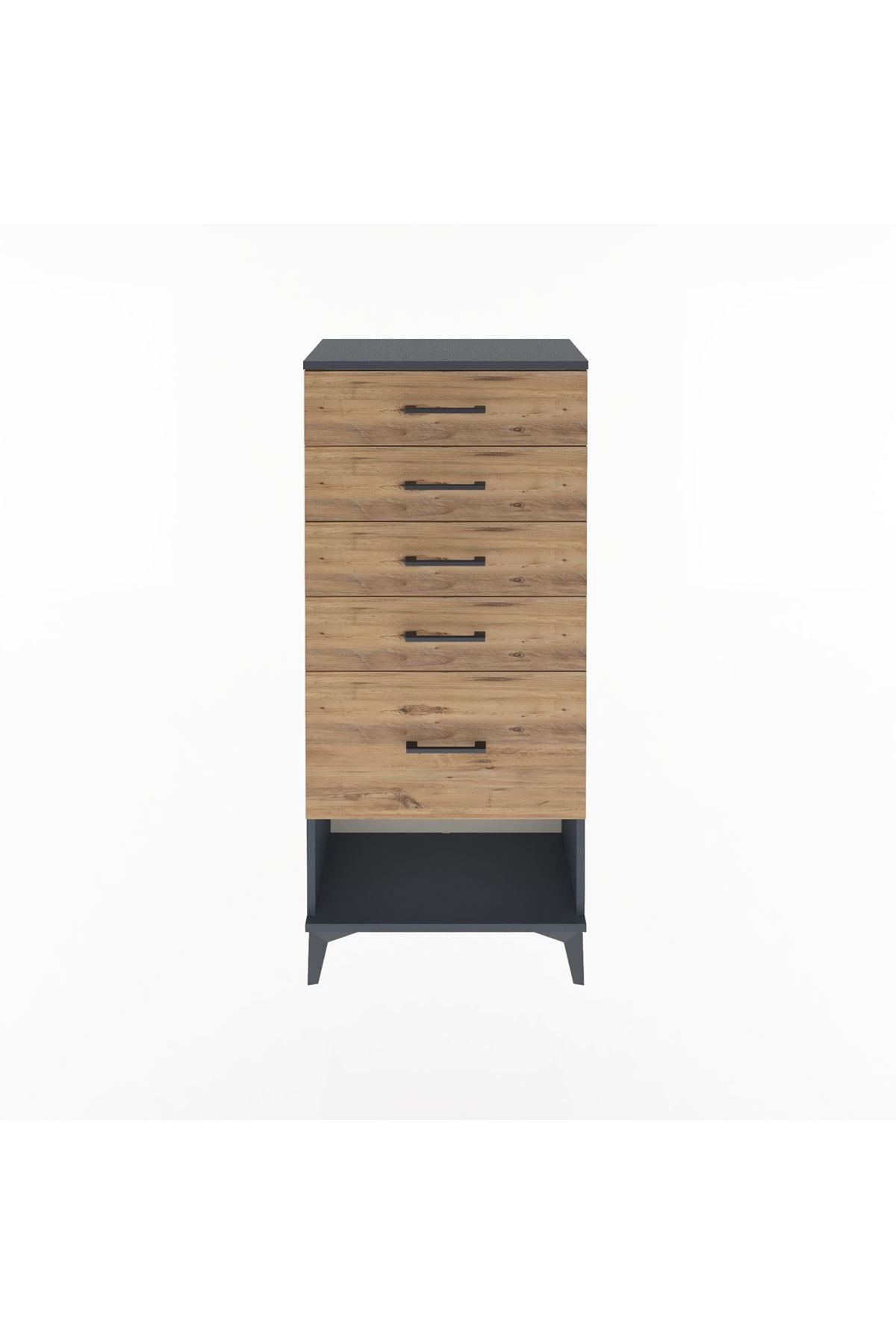 Arges Dolap 5 Çekmeceli 60x30x134 - S17M022V6A