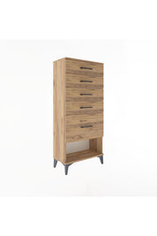 Arges Dolap 5 Çekmeceli 60x30x134 - S17M022V9A